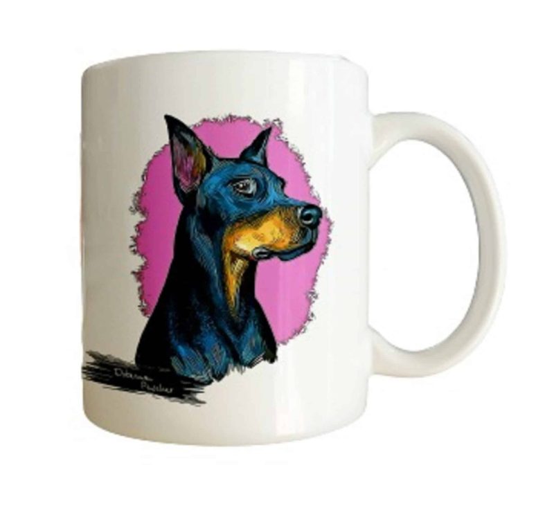 Doberman Dog Coffee Mug