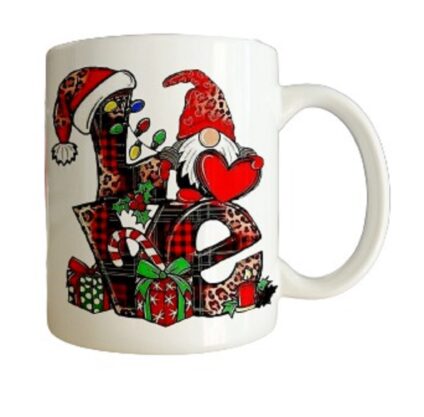 Love Christmas Gnome Coffee Mug