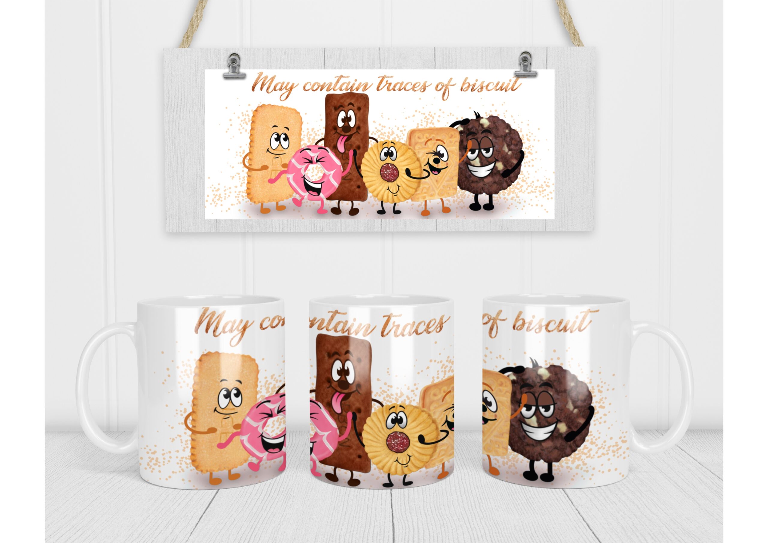Funny Biscuits and Tea Mug