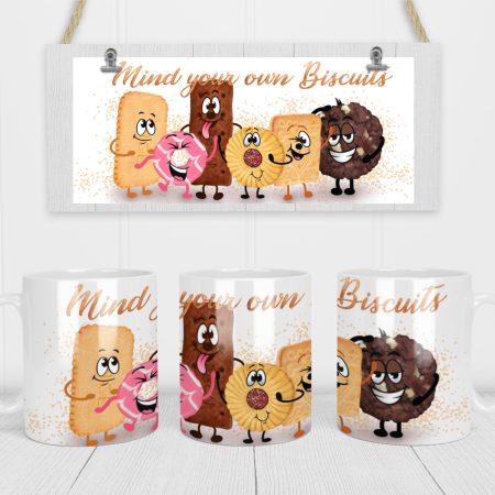 Funny Biscuits and Tea Mug