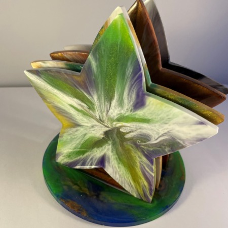 Resin Coaster set of 4