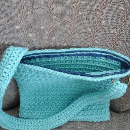 Lagoon Crochet handbag