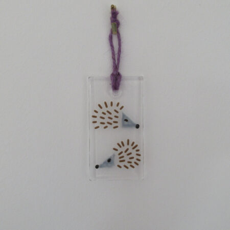 Mini Fused Glass Hedgehogs