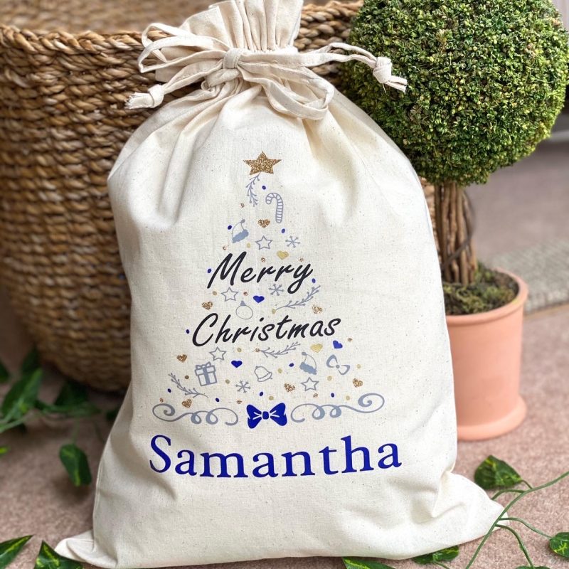Personalised Christmas Bag/sack Medium 30x44cm