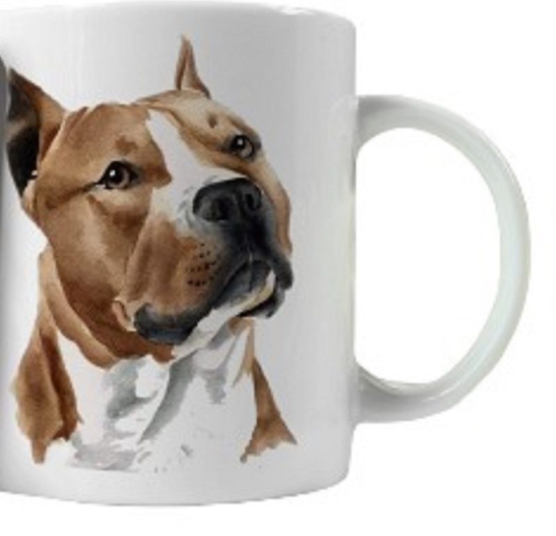 Staffy Mug and Coaster