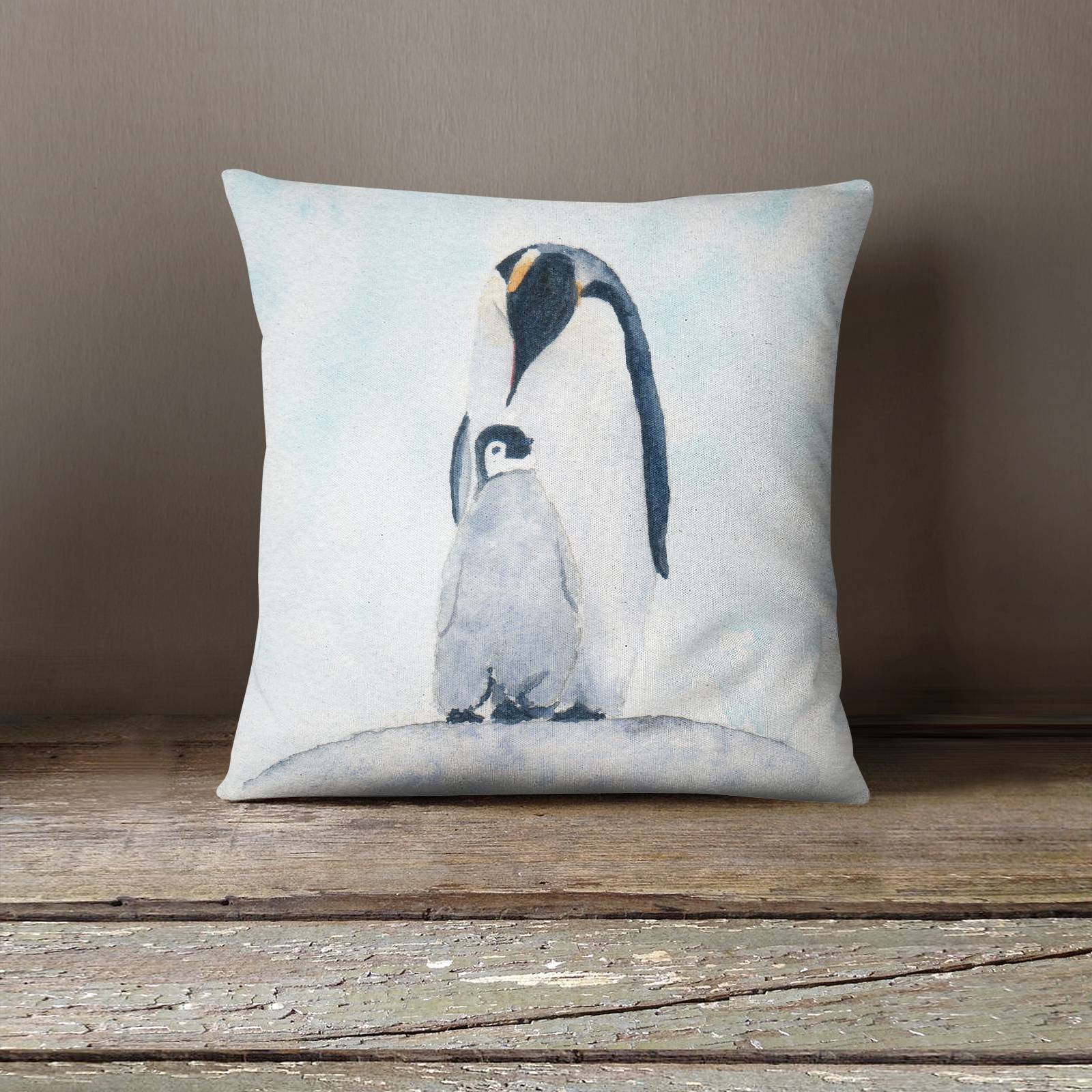 Penguins Luxury Cushion In Various Sizes Crafter's Market UK