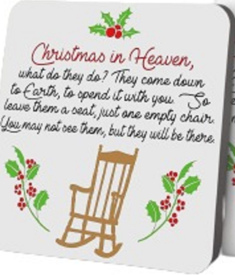 Christmas in Heaven Mug and Coaster