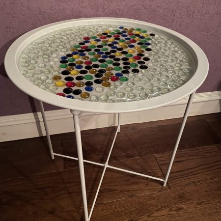 Epoxy resin Tray Table