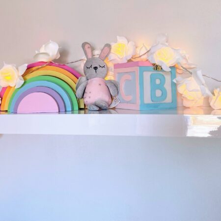 Pastel stacking rainbow