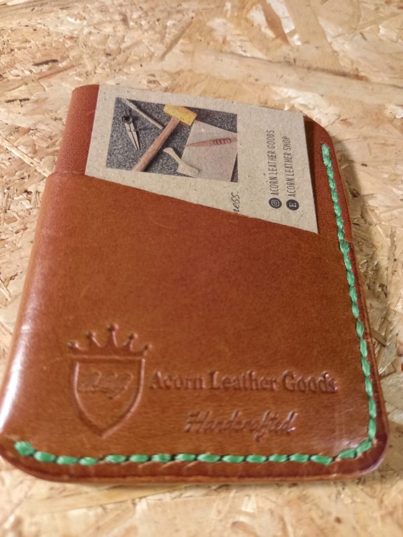 Wallet / Card holder, Handcrafted from 1.2mm to 1.4mm Walpier Buttero Italian Leather,