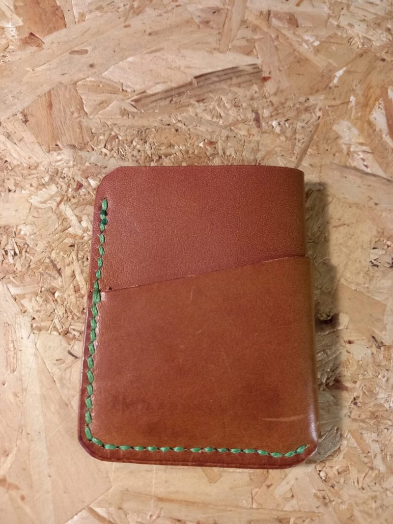 Wallet / Card holder, Handcrafted from 1.2mm to 1.4mm Walpier Buttero Italian Leather,