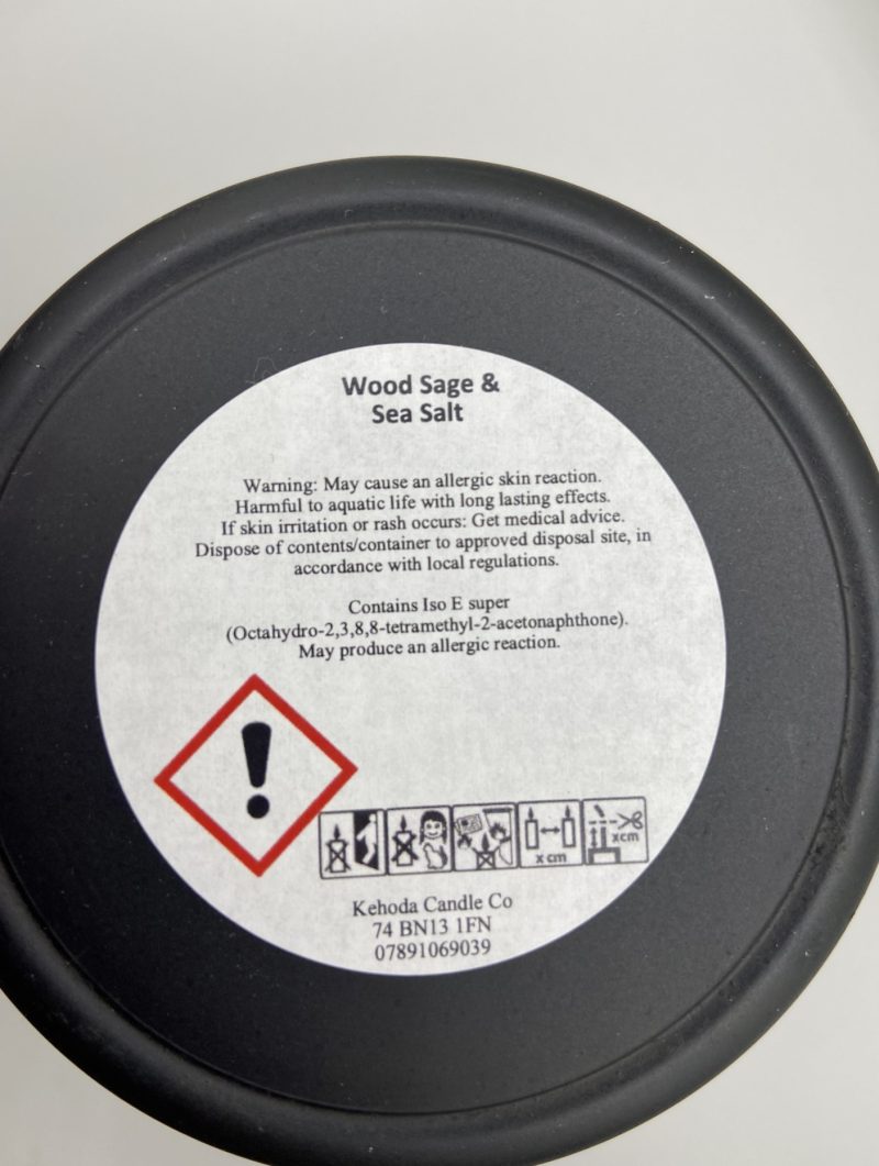 Wood Sage & Sea Salt Soy Wax Candle