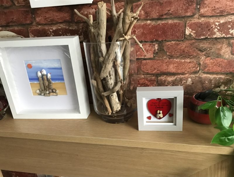 Only The Welsh Can Cwtch | 3D Pebble Art Framed