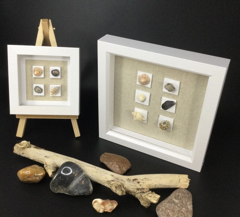 Seashell Assembly | 3D Pebble Art Framed (Copy)