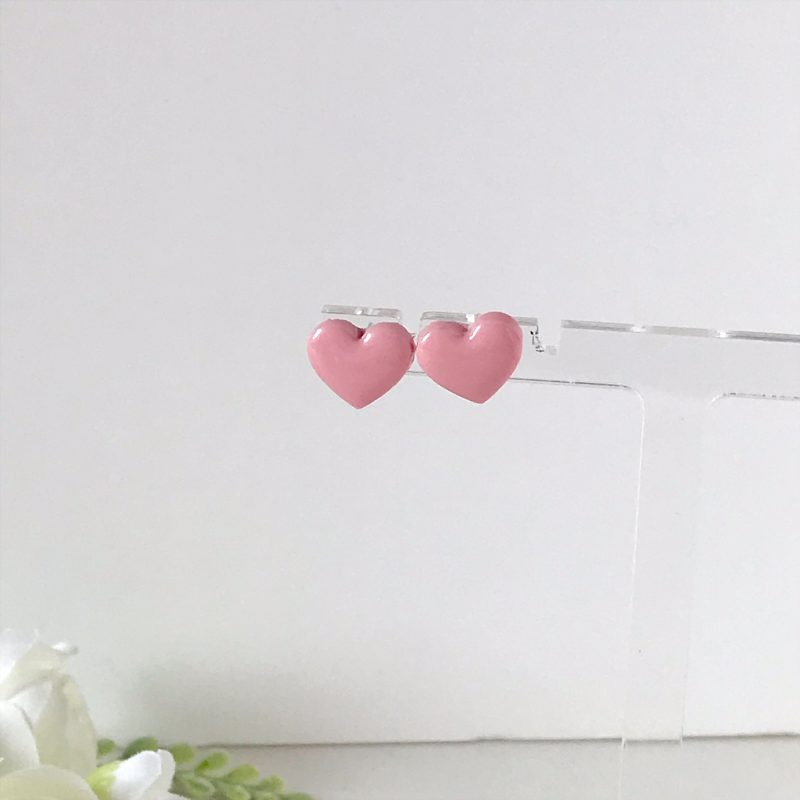 Mini Heart Stud Earrings| Cute heart earrings|everyday earrings