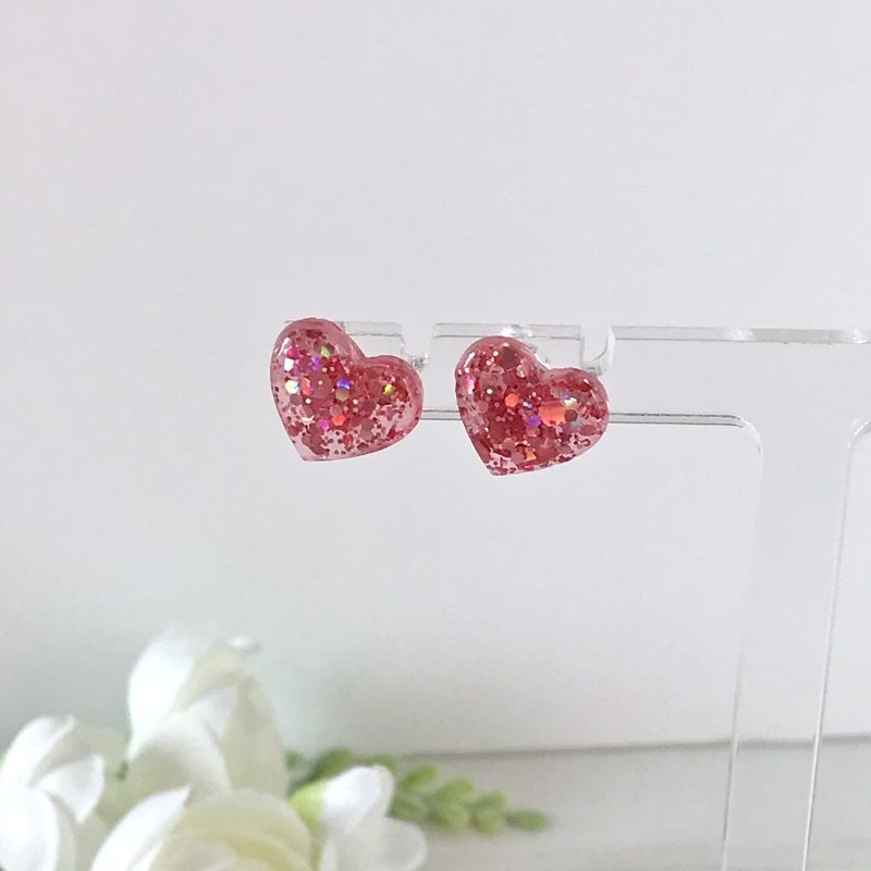Mini Heart Stud Earrings| Cute heart earrings|everyday earrings