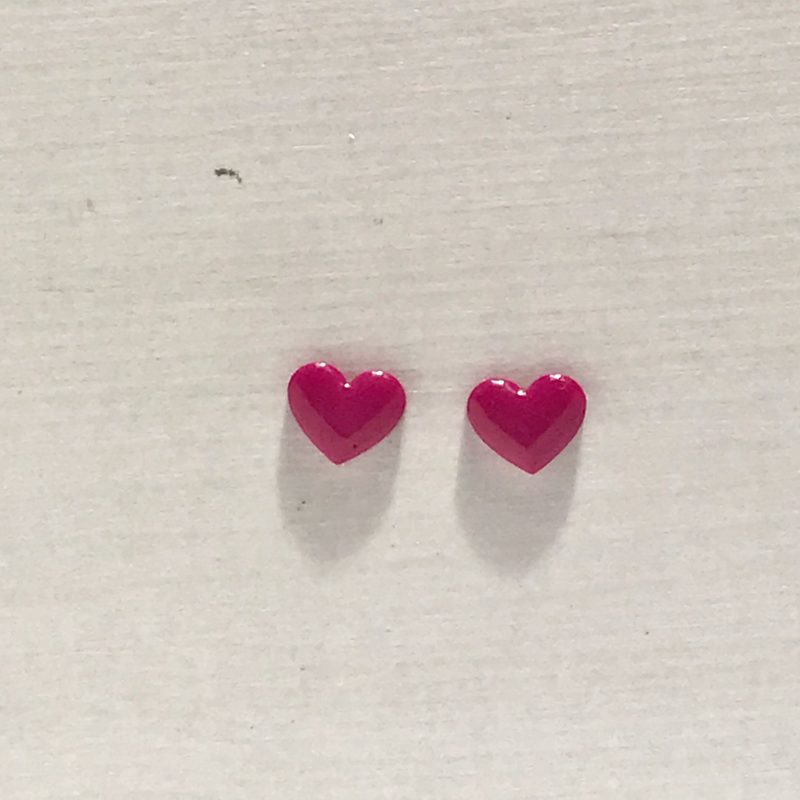 Mini Heart Stud Earrings| Cute heart earrings|everyday earrings