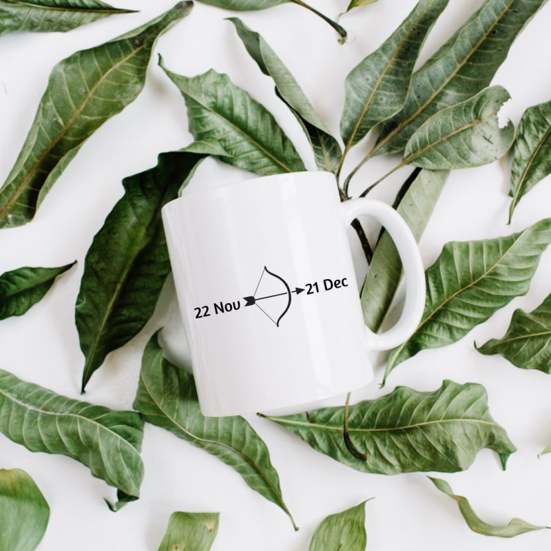 Unique Sagittarius Mug – 21st Nov To 21st Dec Birthdays – 11oz Ceramic Tea/Coffee Mug