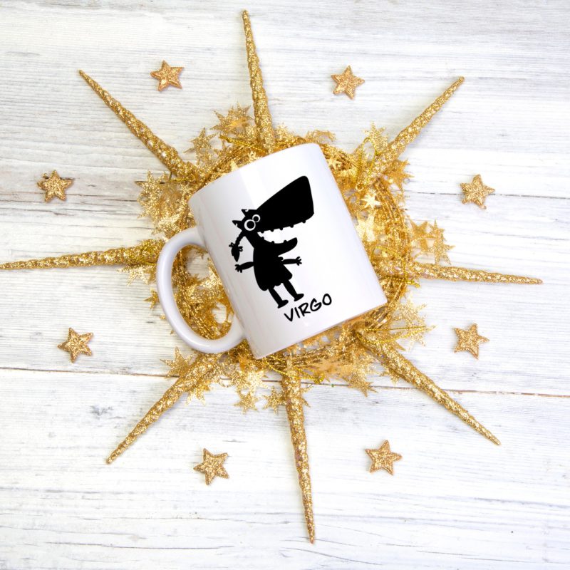 Unique Virgo Mug - 23rd Aug To 22nd Sep - 11oz White Ceramic Tea/Coffee Mug