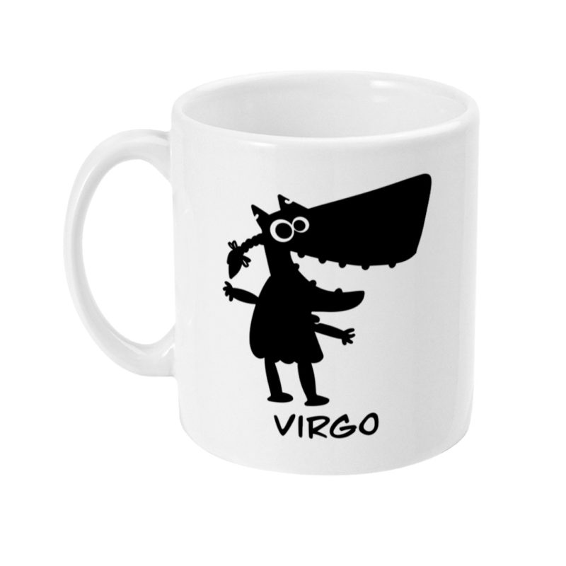 Unique Virgo Mug - 23rd Aug To 22nd Sep - 11oz White Ceramic Tea/Coffee Mug