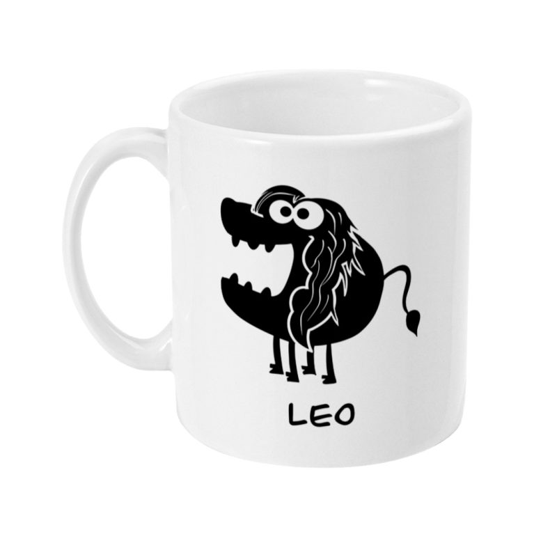 Unique Leo Mug - 23rd July To 22nd Aug Birthdays - 11oz Ceramic Tea/Coffee Mug