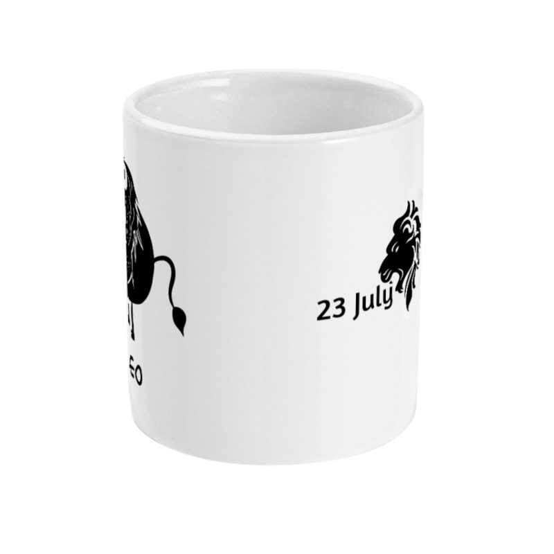 Unique Leo Mug - 23rd July To 22nd Aug Birthdays - 11oz Ceramic Tea/Coffee Mug