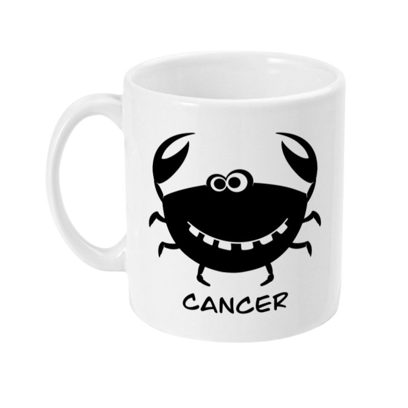 Unique Cancer Mug - 21st June To 22nd July Birthdays - 11oz Ceramic Tea/Coffee Mug