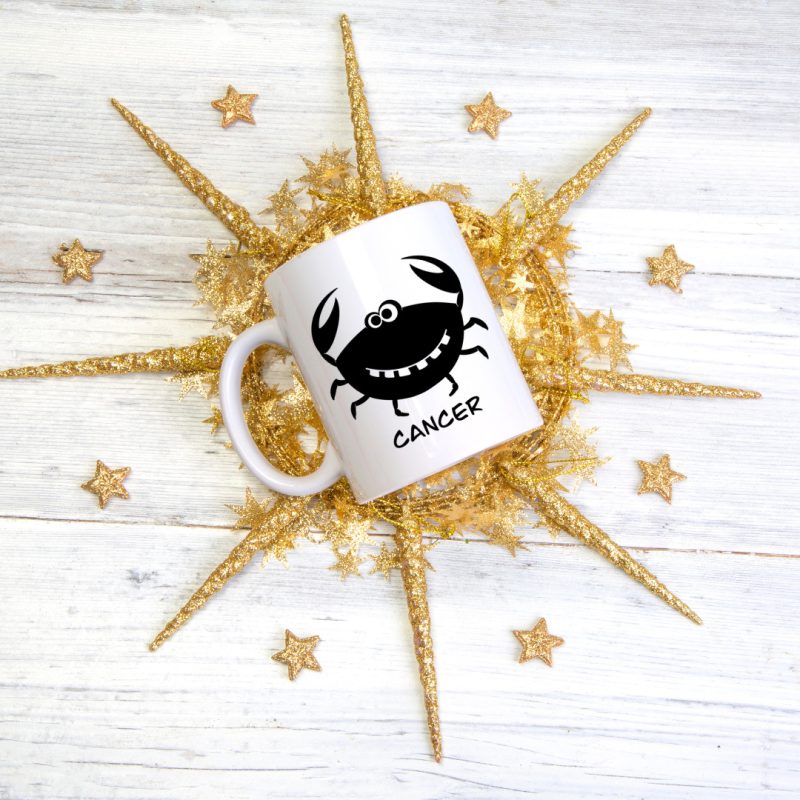 Unique Cancer Mug - 21st June To 22nd July Birthdays - 11oz Ceramic Tea/Coffee Mug