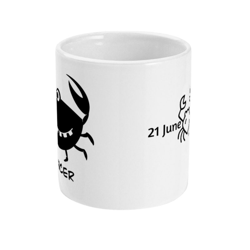 Unique Cancer Mug - 21st June To 22nd July Birthdays - 11oz Ceramic Tea/Coffee Mug