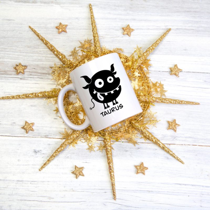 Unique Taurus Mug - 20th Apl To 20th May Birthdays - 11oz Ceramic Tea/Coffee Mug