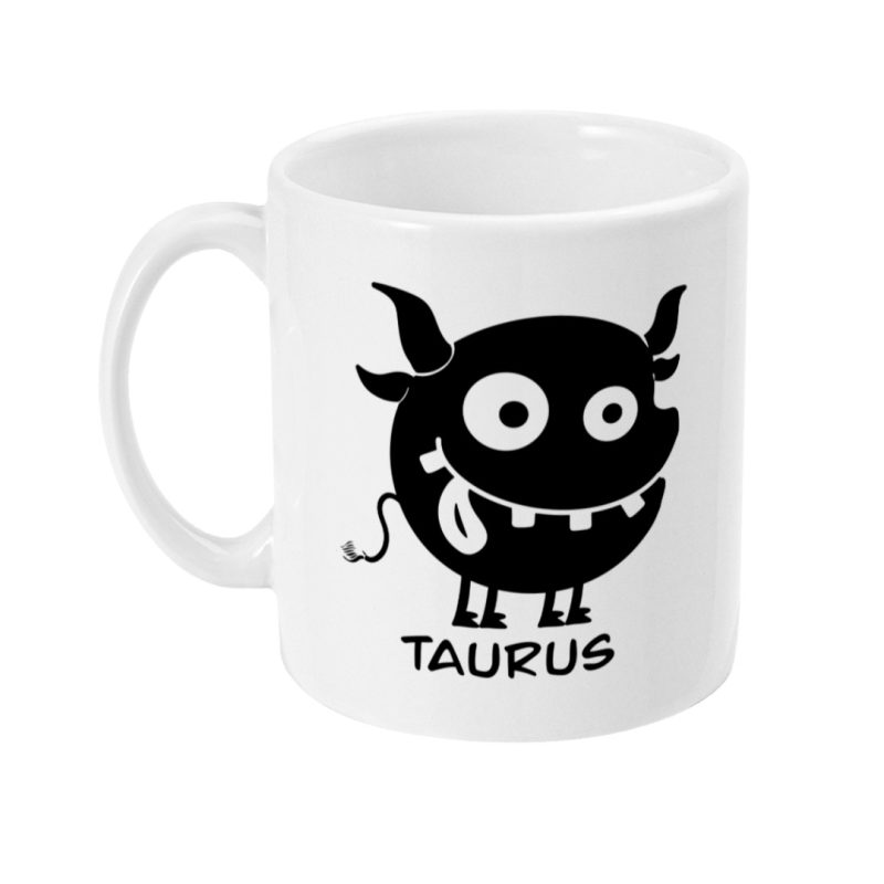 Unique Taurus Mug - 20th Apl To 20th May Birthdays - 11oz Ceramic Tea/Coffee Mug