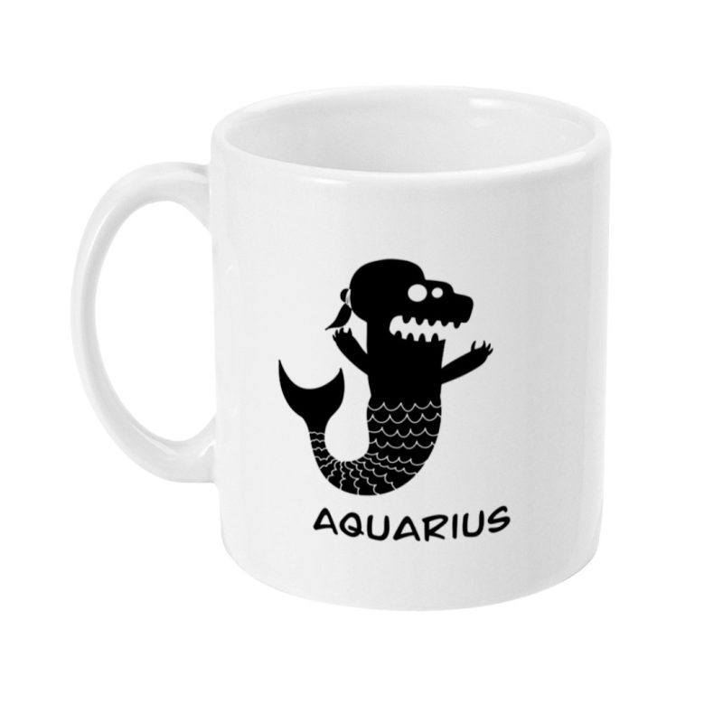Unique Aquarius Mug - 20th Jan To 18th Feb Birthdays - 11oz Ceramic Tea/Coffee Mug