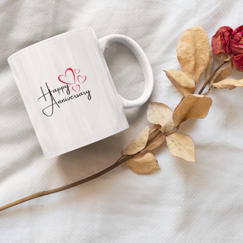 Your Best Decision Ever/Happy Anniversary - Anniversary - Custom Print 11oz Ceramic Mug