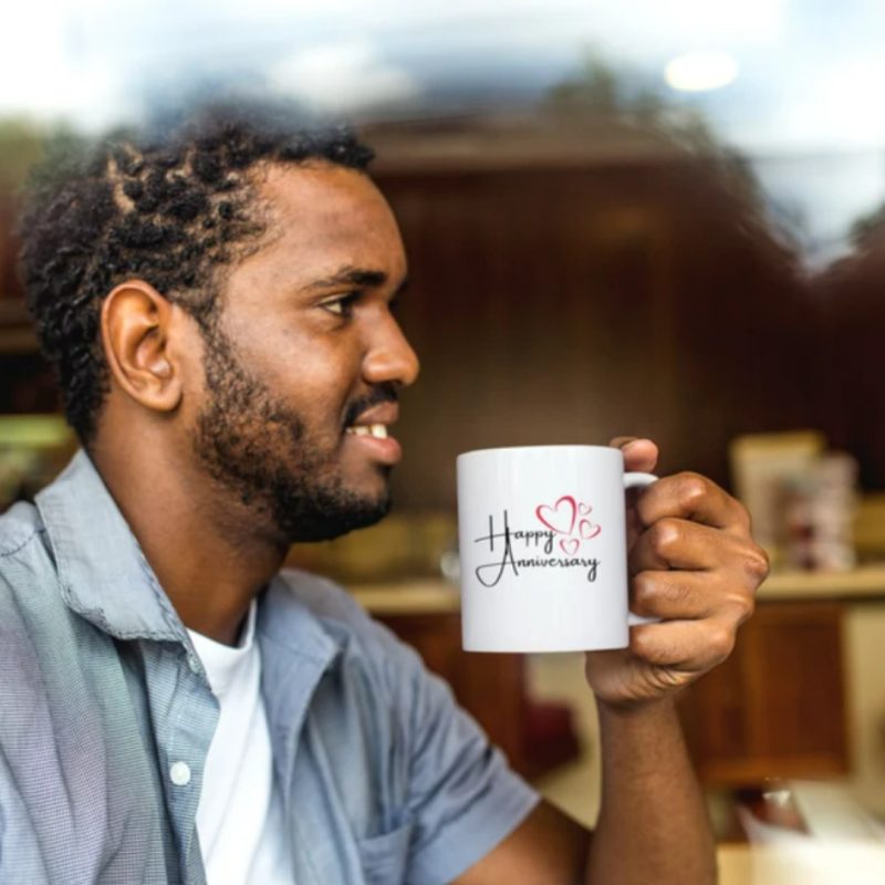 Your Best Decision Ever/Happy Anniversary - Anniversary - Custom Print 11oz Ceramic Mug
