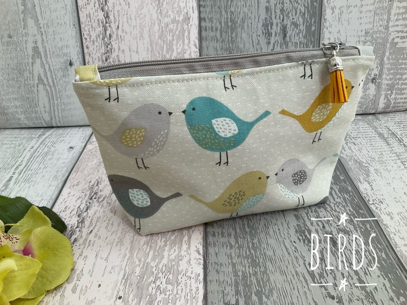 Handmade make up bag/cosmetic bag/travel bag