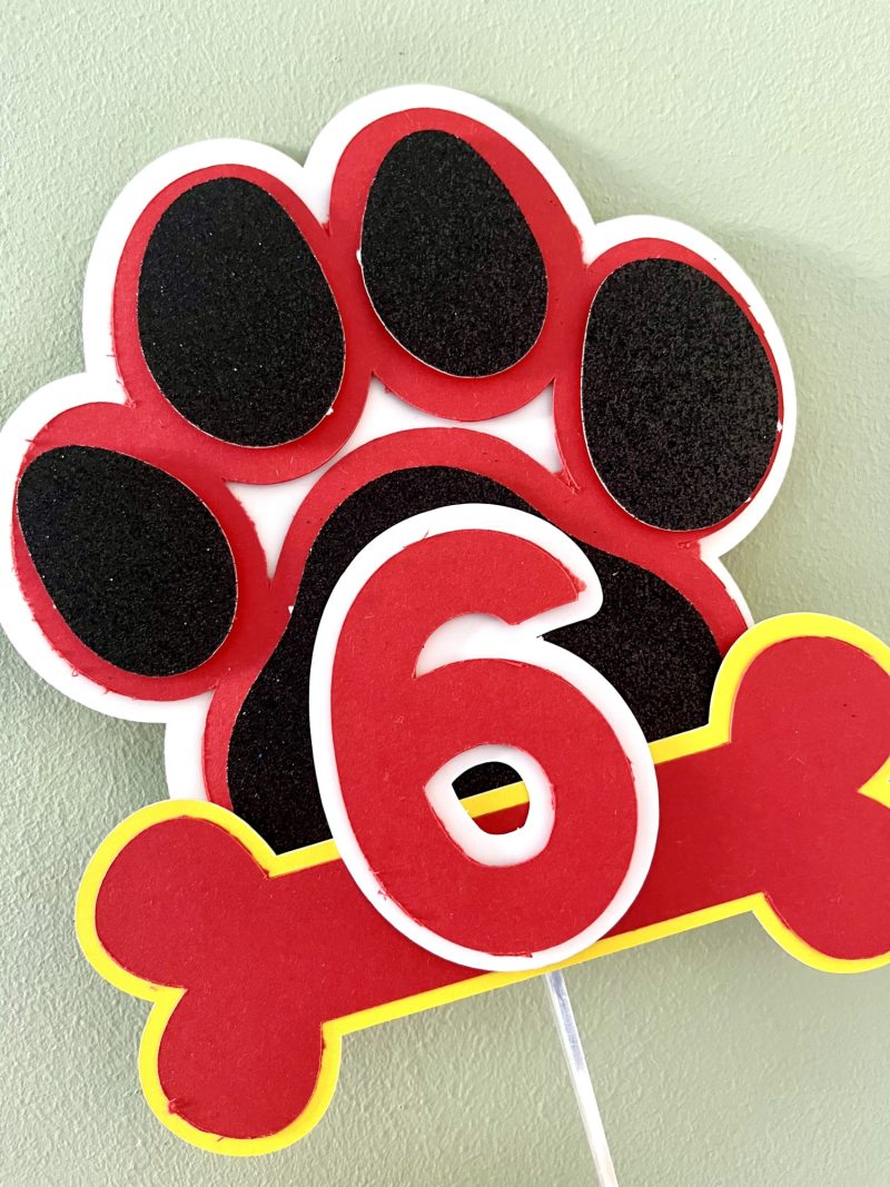 Dalmatian Cake Topper