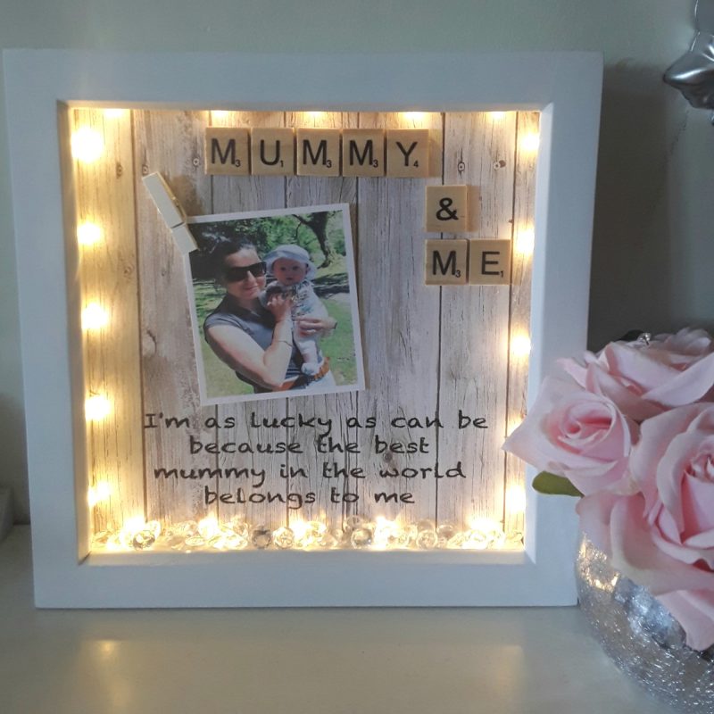 Personalised Mothers Day Gift,Mum Gift,Mum Frame,New Mum Gift,Mummy Scrabble Frame,Mum birthday gift