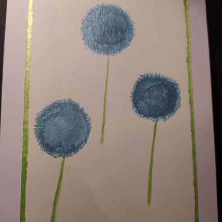 Handpainted watercolour cards