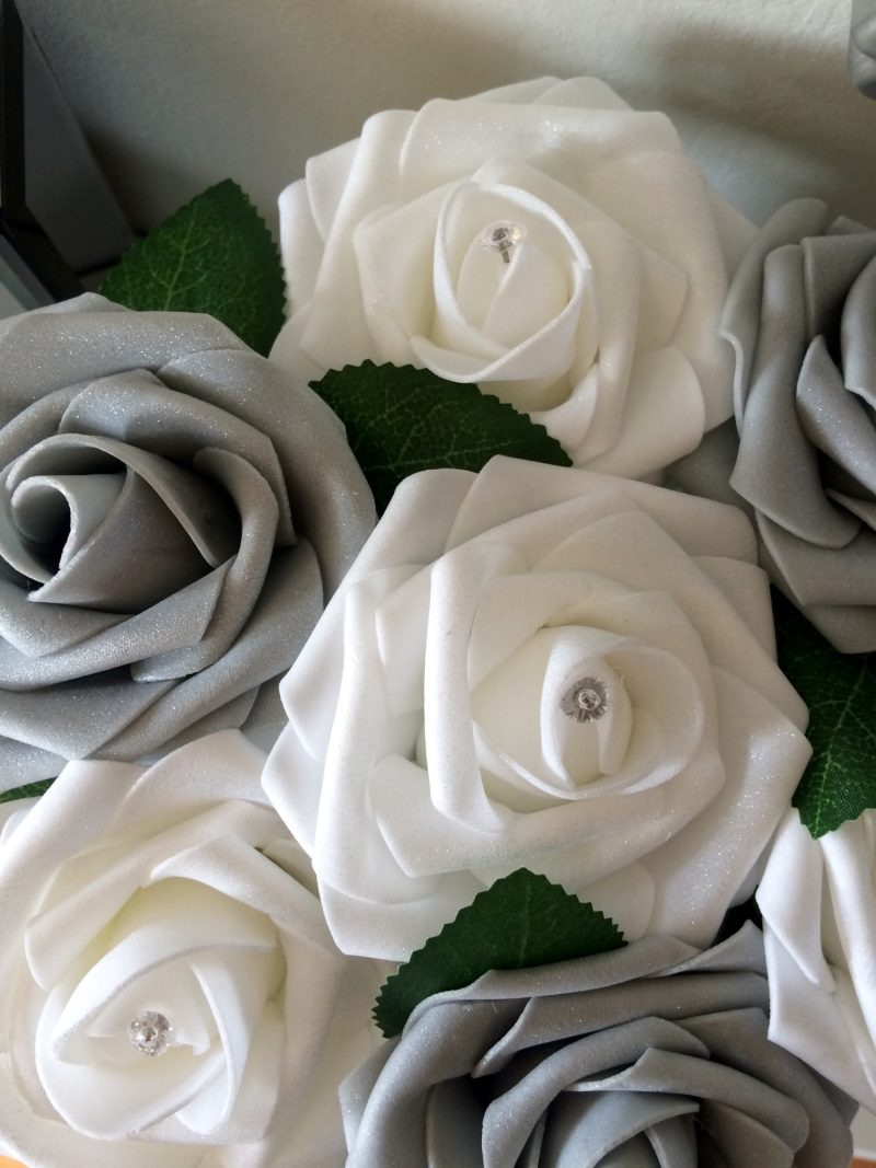 Artificial flower hat box, Roses in hat box, Home decor, Artificial Flower Gift