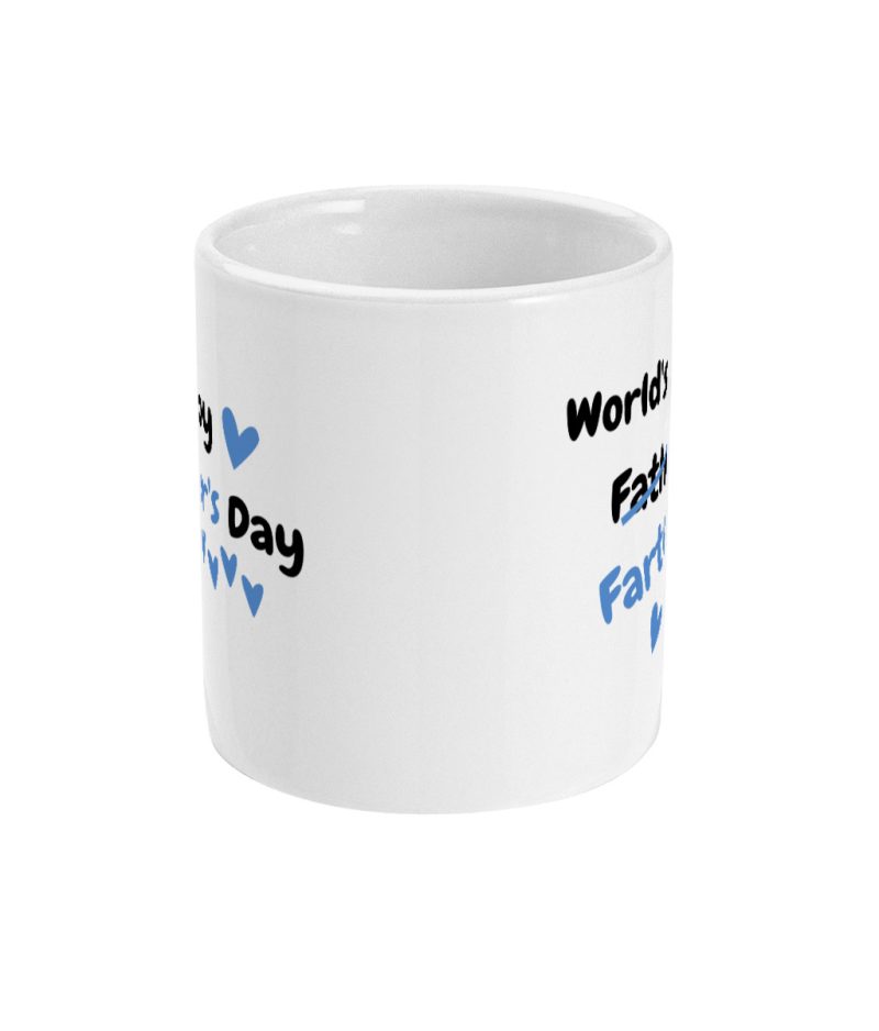 'Worlds Best Farter' Unique Fathers Day Mug – 11oz White Ceramic Tea/Coffee Mug