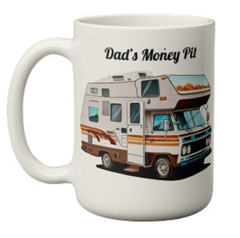 Vintage Camper Van Mug with choice of styles