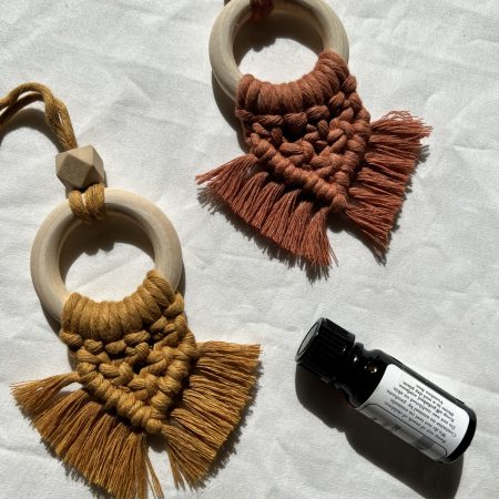 Macrame Boho Car Charm & Mirror Hanger