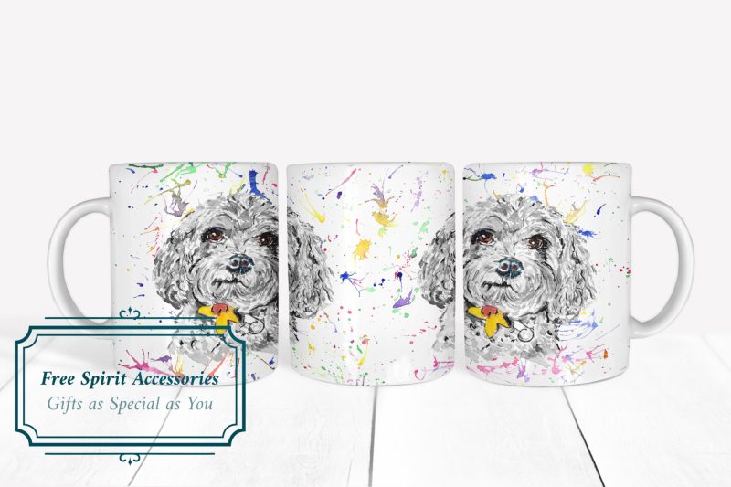 Cute Cavapoo Dog Coffee Mug