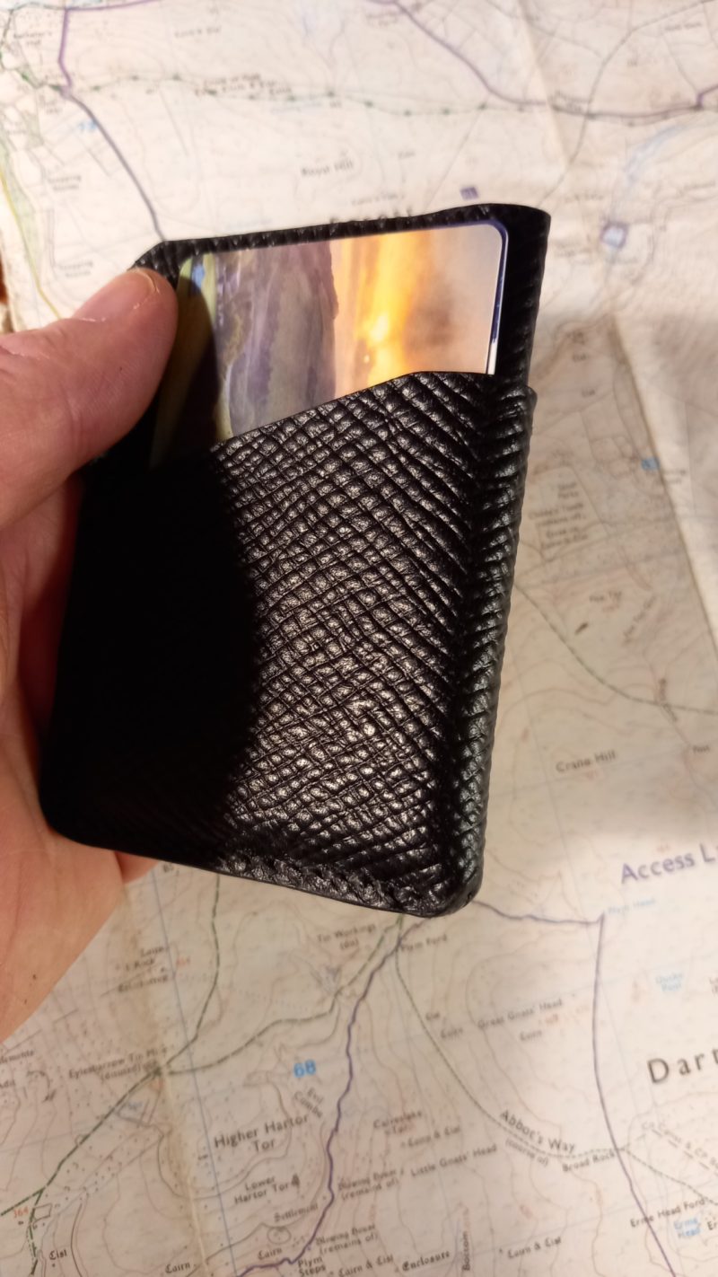 Card Holder, Handcrafted from 1.2mm vegtan Leather (Copy)