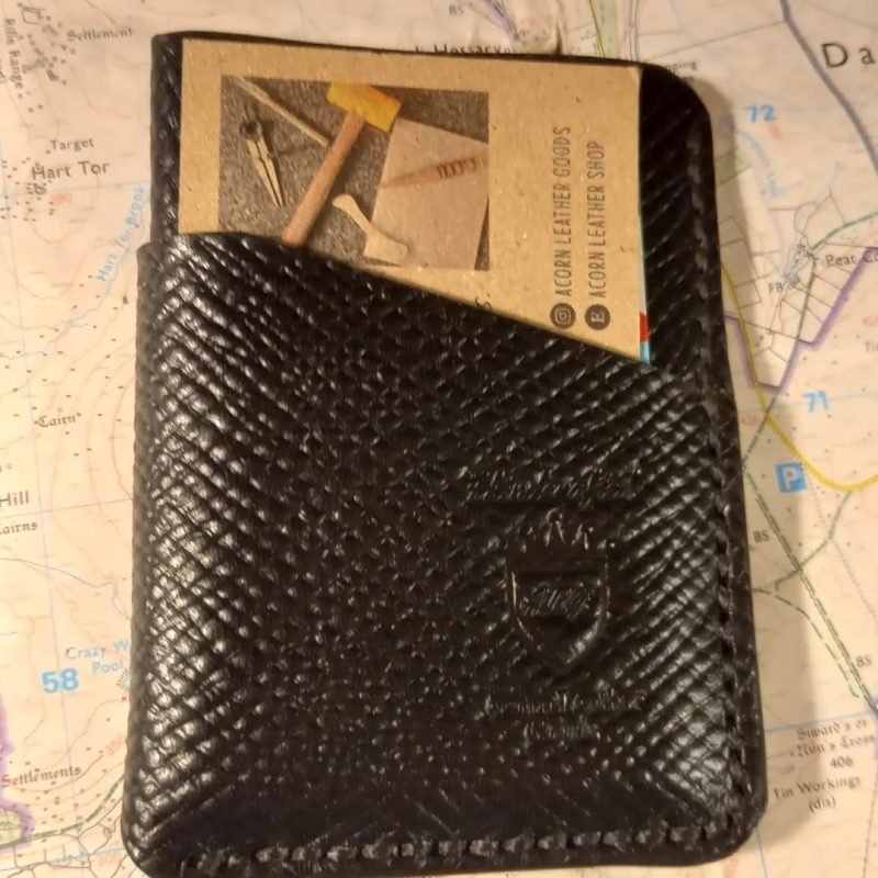 Card Holder, Handcrafted from 1.2mm vegtan Leather (Copy)