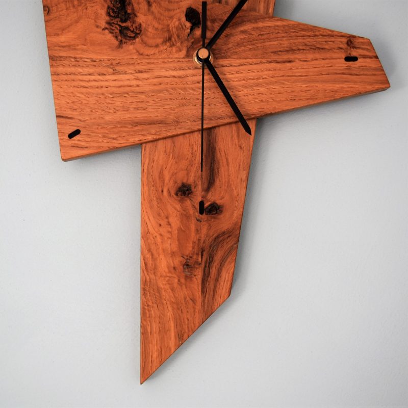 Rustic wall clock