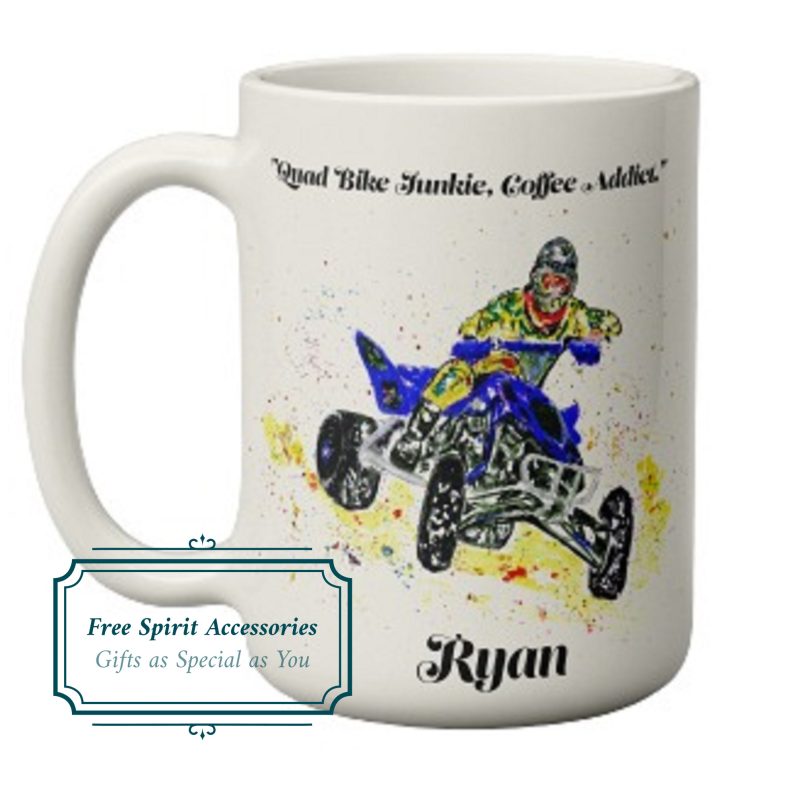 Colourful Quad Bike Coffee Mug