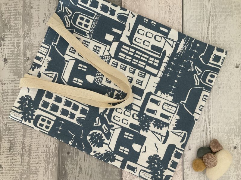 Seaside Fabric Tote Bags, Beach Bags, Market Bags, FREE P&P