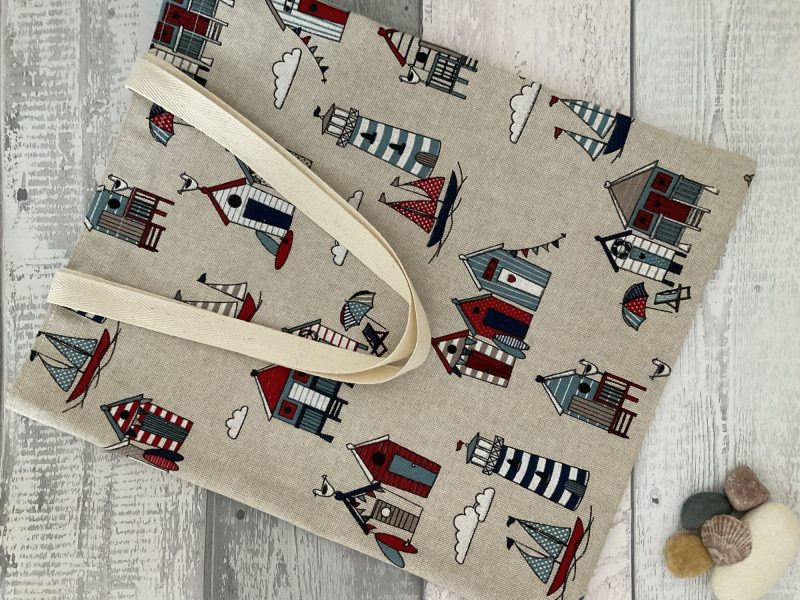 Seaside Fabric Tote Bags, Beach Bags, Market Bags, FREE P&P