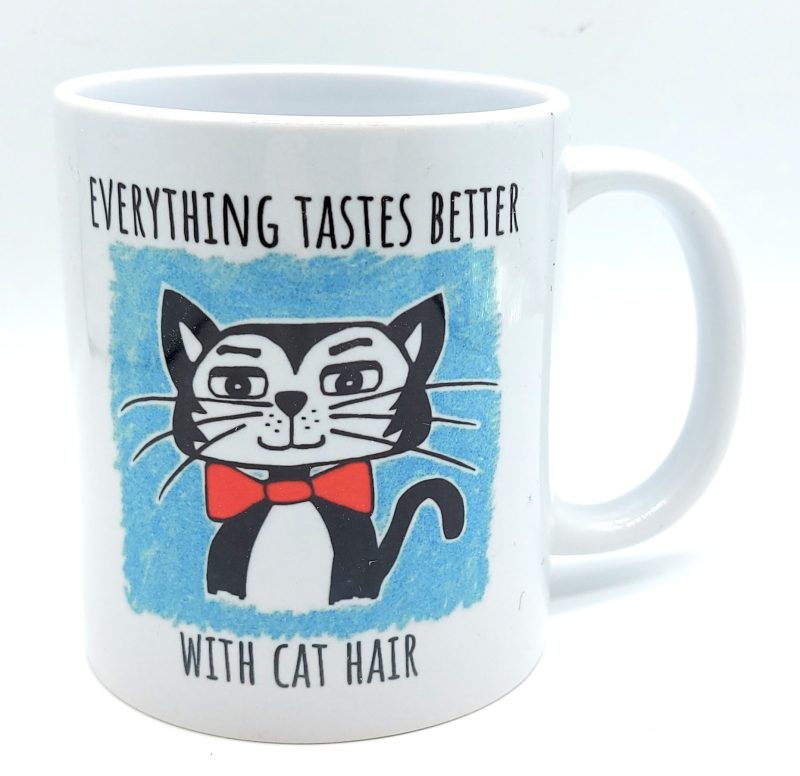 Mug - Cat Mug - Everything Tastes Better Than Cat Hair Mug